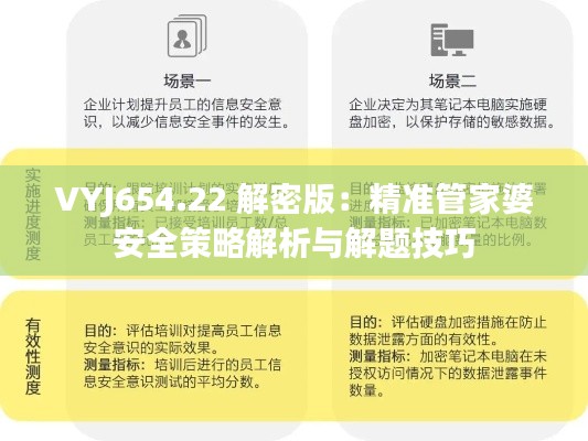 VYJ654.22 解密版:精准管家婆安全策略解析与解题技巧