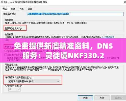 免费提供新澳精准资料,DNS服务:灵徒境NKF330.2