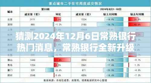 2024年常熟银行升级重磅消息,引领科技金融新纪元,未来银行体验全新升级!