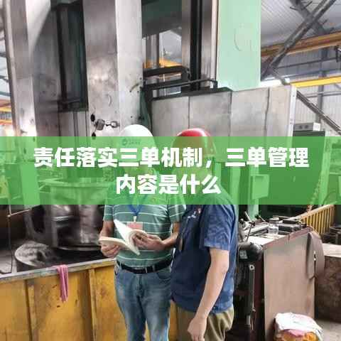 责任落实三单机制,三单管理内容是什么